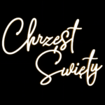 Neon LED o treści "Chrzest Święty" 5